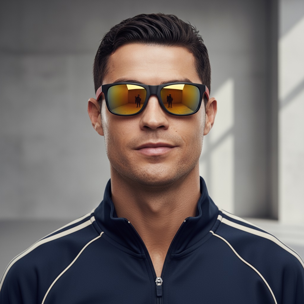  عینک آفتابی اسپرت اسلایر UV400 مدل eyn1001 عینک رونالدو